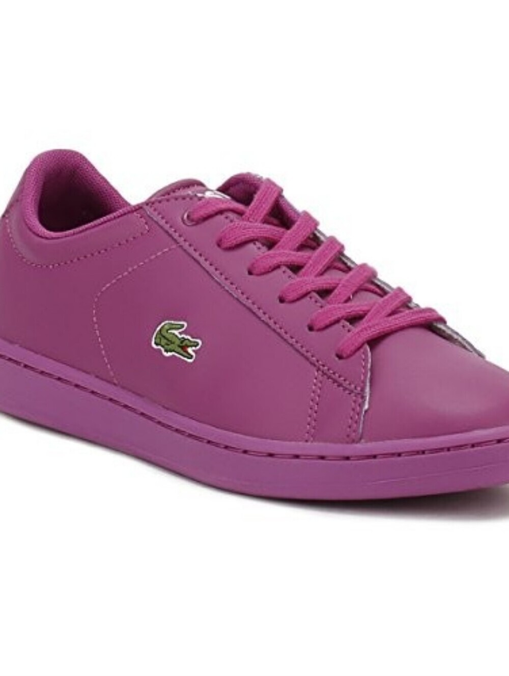 Lacoste Kids' Carnaby Evo 317 5 SPJ Casual Shoe Sneaker Purple